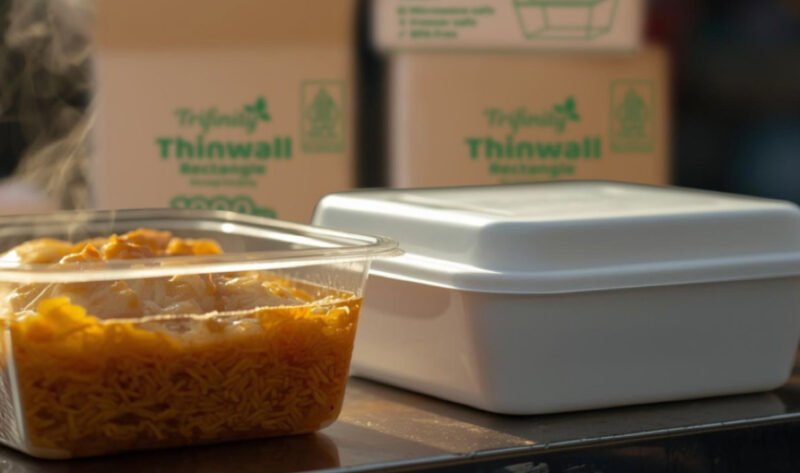 Masih pakai styrofoam buat makanan panas? 😱 Hati-hati residu kimianya! Yuk, beralih ke wadah Trifinity yang sudah Food Grade, tahan panas, dan bebas zat berbahaya.